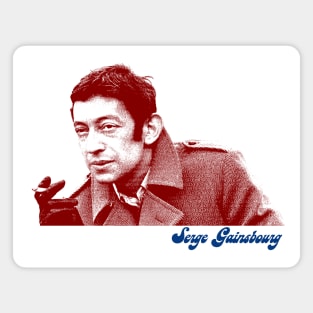 Serge Gainsbourg / Francophile Fan Art Design Magnet